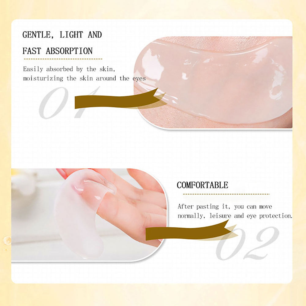 10pcs=5pair Black Collagen Eye - Collagen Under Eye Patches 评论和价格