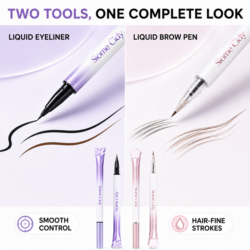 Siome Cidy 4PCS Liquid Eyeline - Waterproof Liquid Eyeliner Pen 评论和价格