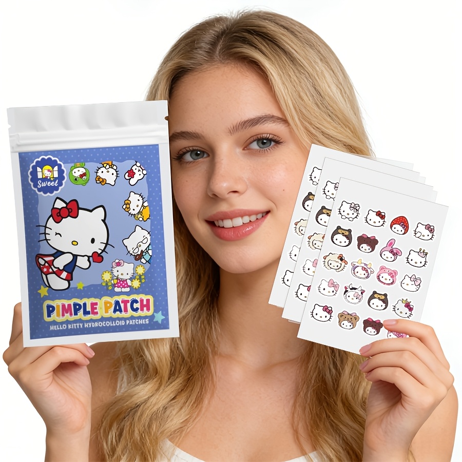 20/60PCS Sanrio Hello kitty Ca - Hydrocolloid Pimple Patch 评论和价格