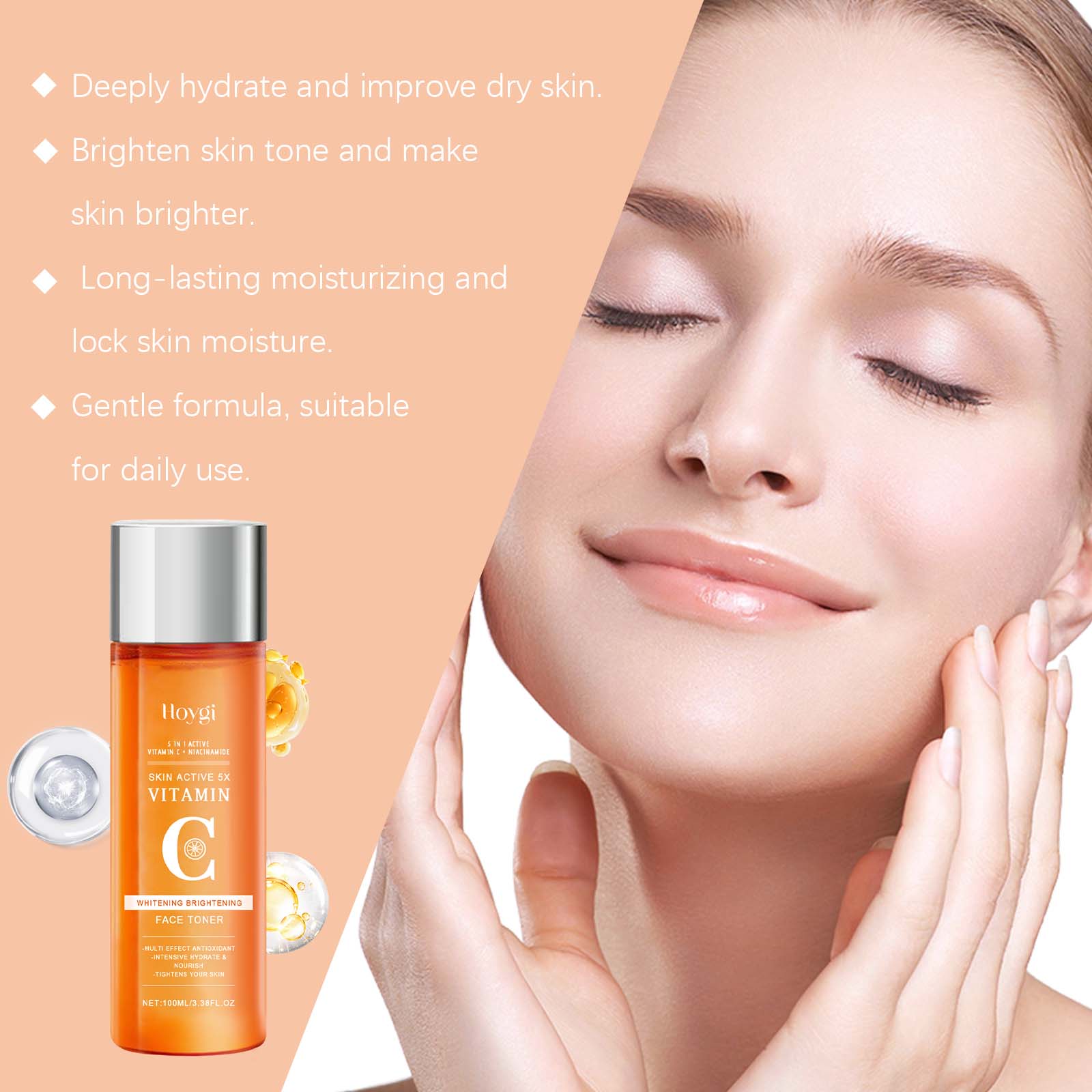 Vitamin C Hydrating Toner Mois - Niacinamide Pore Shrinking Essence 评论和价格