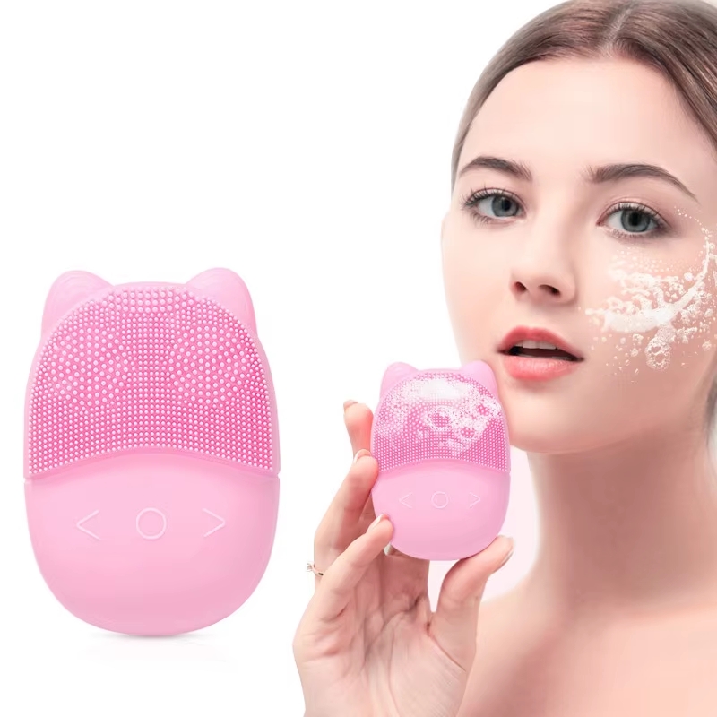 Ultrasonic Electric Facial Cle - Silicone Face Scrubber Electric 评论和价格