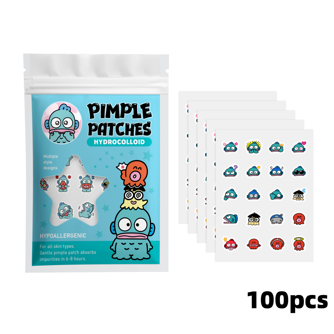 100/20PCS Cute Clownfish Hydro - Hydrocolloid Pimple Patch 评论和价格