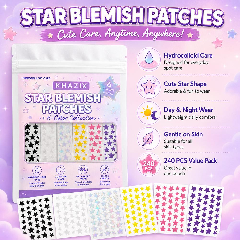240PCS Star Pimple Patches For - Hydrocolloid Pimple Patch 评论和价格