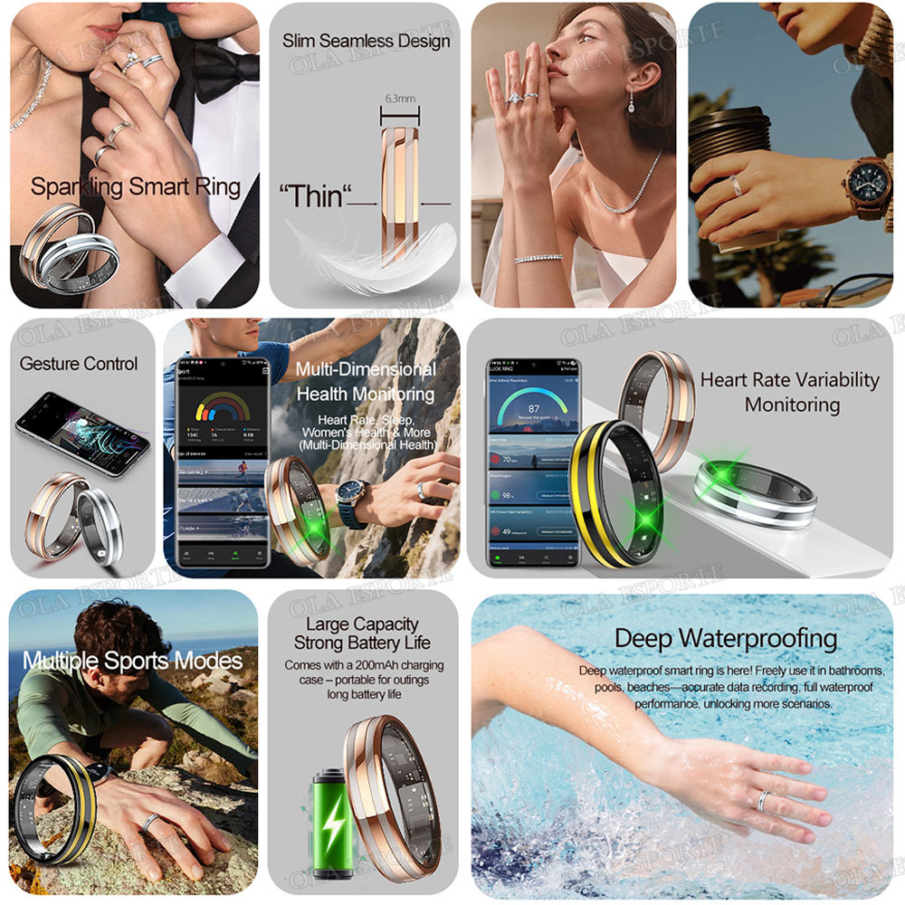 Gesture Sensing Smart Ring Hea - Health Monitors 评论和价格